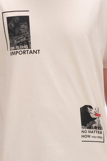 Important Tee - Stone