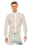 Slim Fit Printed Shirt - White Brown