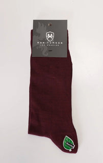 Solid Burgundy Sock