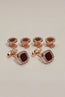 Square Diamonds Cufflinks Stud Set