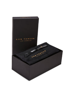 The Crystal Jewel Formal Leather Loafer - Black Suede